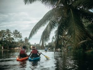 Kayaking in Alleppey Backwaters