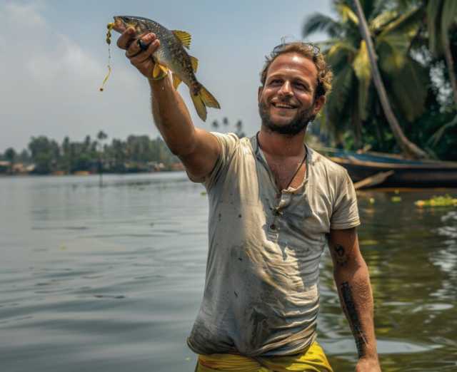 Try fishing activity in Alleppey