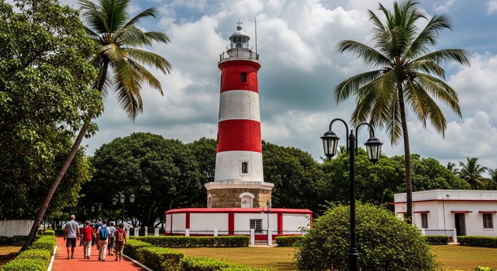 Lighthouse in Alleppey Beach