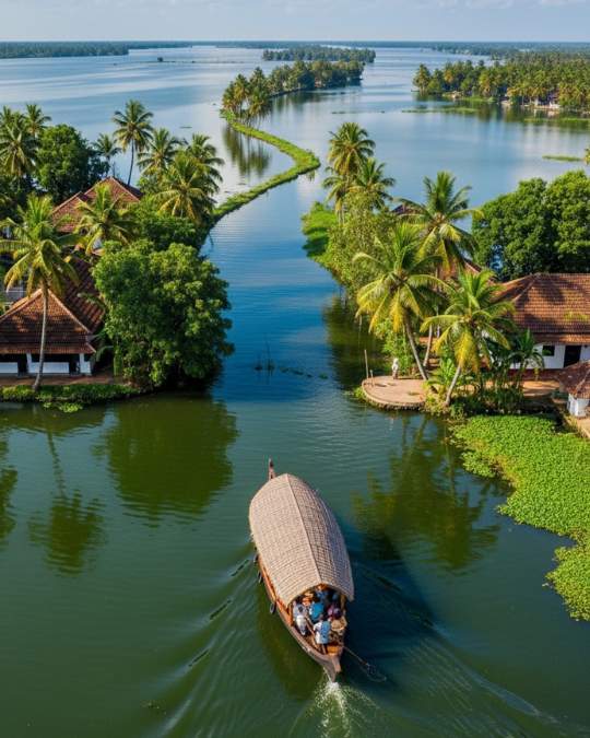 Shikara full day cruise in Alleppey